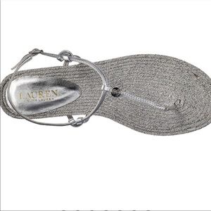 Ralph Lauren tong sandals new without tags